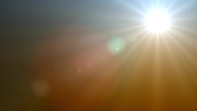 Happy family text overlay motion graphics against a bright green gradient background with sun lens flare with video words happy typography animation