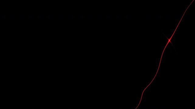 red horror thunder animation on black background for overlay and logo animation for horror animation and logo intro footage, intro