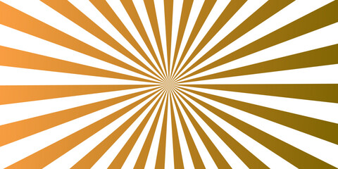 Fototapeta premium Radial burst of orange and gold gradient transitioning to green. Perfect for backgrounds and graphic design.