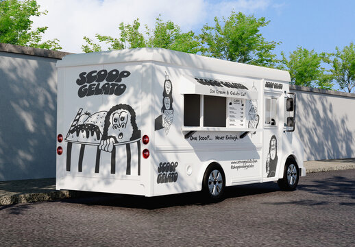 Restaurant Van Mockup