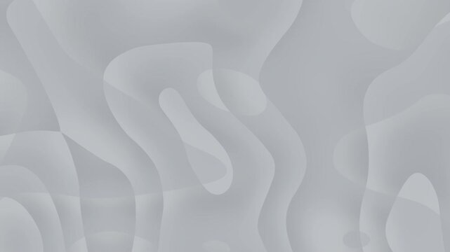 Smooth grey gradient wave background, suitable for digital design projects needing monochromatic fluid motion patterns.