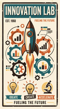Innovation lab: ideation, prototyping, A/B tests; agile sprints power GTM growth.
