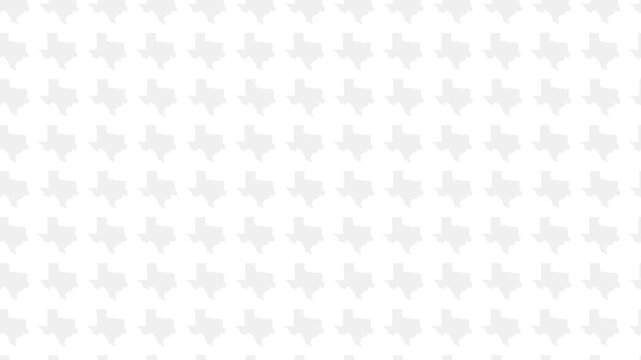 Texas State Map Outline Repeating Pattern Motion Graphic Background.