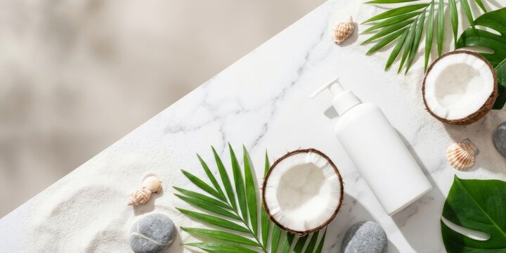 Fresh Tropical Summer Sunscreen with Coconut