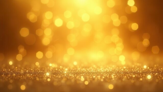 shimmering gold abstract background with bokeh lights and glitter ideal for luxury branding celebration greetings marketing