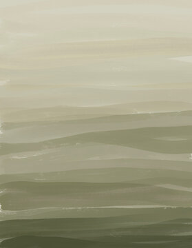 Soft Sage Green Layered Hand Painted Organic Texture