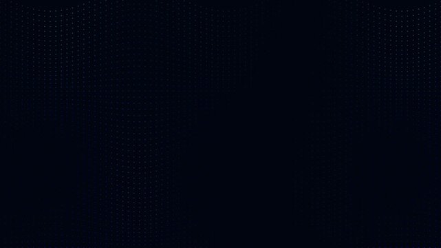 Abstract dark background with glowing blue dots in a pattern