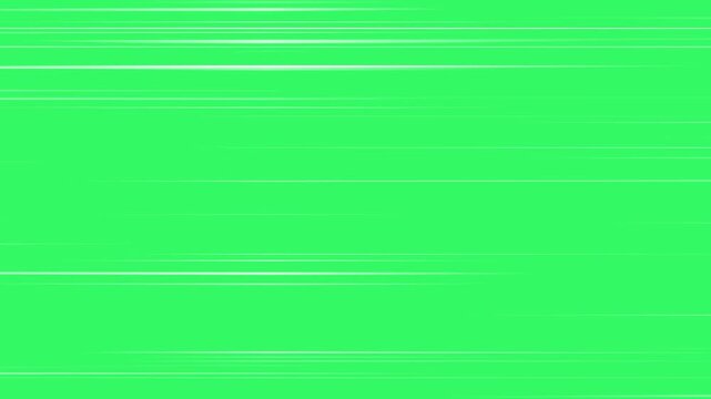 Radial Comic Light Speed Lines Moving, comic book speed lines green screen. Horizontal anime action speed lines effect on green screen, japanese anime speed line. Moving zoom speed line 