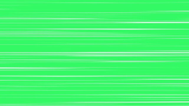 Radial Comic Light Speed Lines Moving, comic book speed lines green screen. Horizontal anime action speed lines effect on green screen, japanese anime speed line. Moving zoom speed line 
