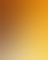 Fototapeta premium Grainy gradient background in amber tones, smooth powder texture, subtle abstract backdrop for cosmetics landing page, website header, banner design