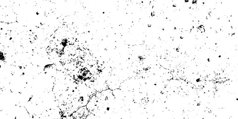 Fototapeta premium Grunge overlay black and white illustrations for urban designs. Scratched grunge urban background texture vector. Rough distressed grunge abstract background with dust dirt and scratches design.