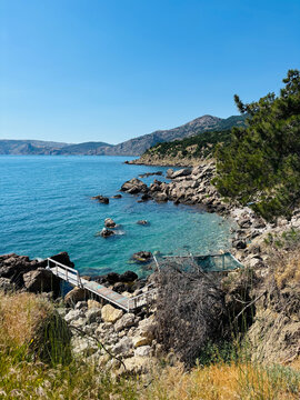 Fig beach nearby Balaklava Crimea