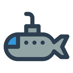 Obraz premium submarine icon