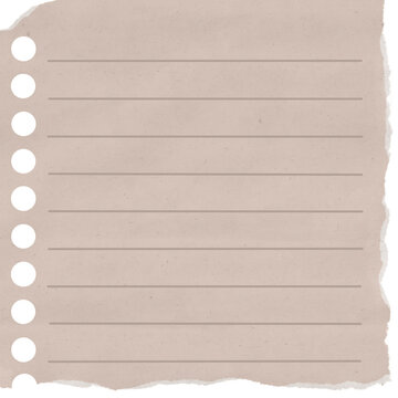 Lined Notebook Paper