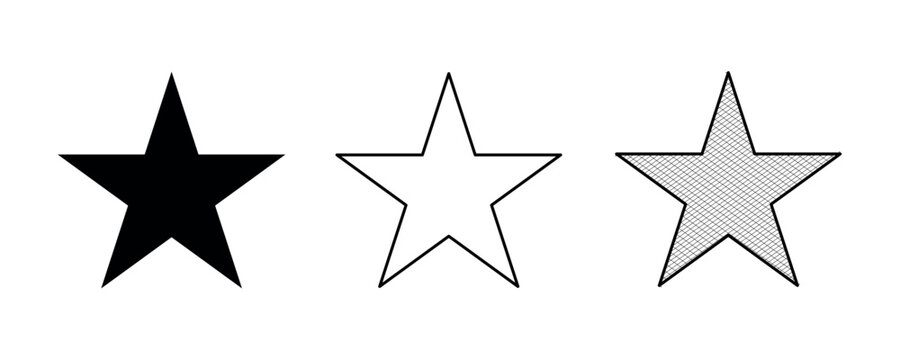 Stars icon set
