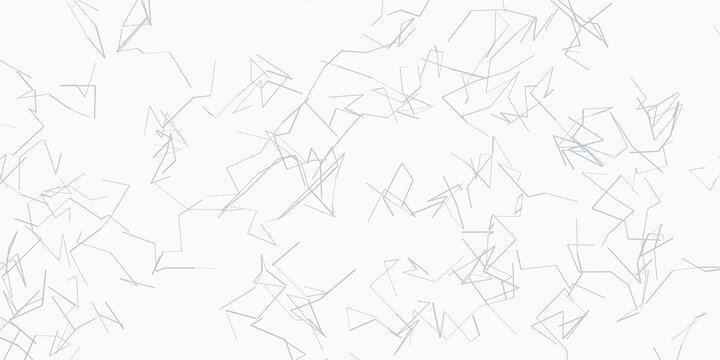Abstract network of thin grey lines forming geometric shapes on a white background.