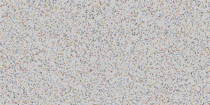 Grey terrazzo flooring texture background with fine multicolored mineral speckles