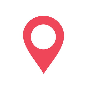 Maps pin. Location map icon.
