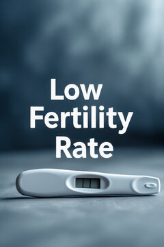 Socially significant trend in decline world demographic TFR total fertility rate index AI Generative