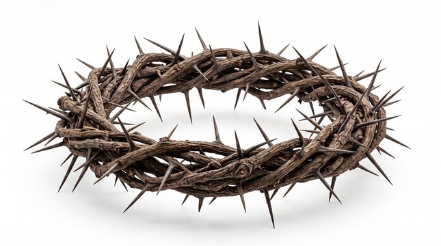 religious symbol christian decor easter decoration passion christ faith emblem sacred artifact bible prop church display lent decoration good friday symbol jesus wreath