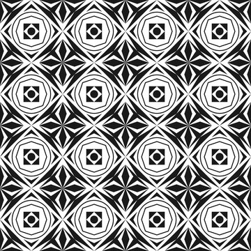 Seamless Abstract Geometric Art Deco Style Pattern Background
