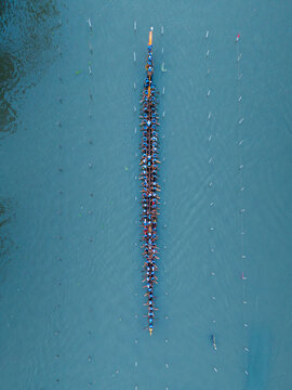 Traditional Snake Boat Race in Kerala, India