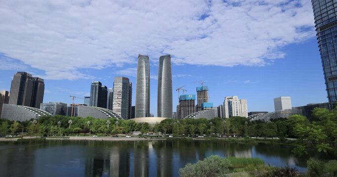 Landscape in Chengdu city, Sichuan province,China