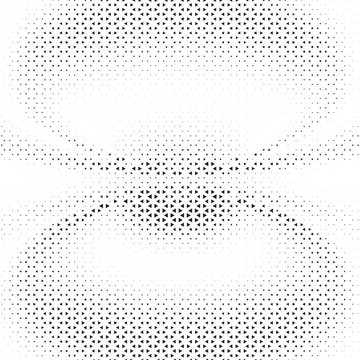 Abstract halftone dot pattern background with gradient transition and geometric texture