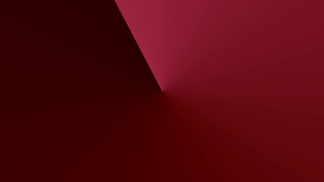 Red abstract backdrop displays a smooth angular gradient with deep maroon shades.Gradient abstract background animation with smooth flowing colors,
