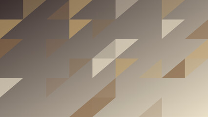 Obraz premium Beige Brown Geometric Triangle Background Abstract Polygon Pattern Design