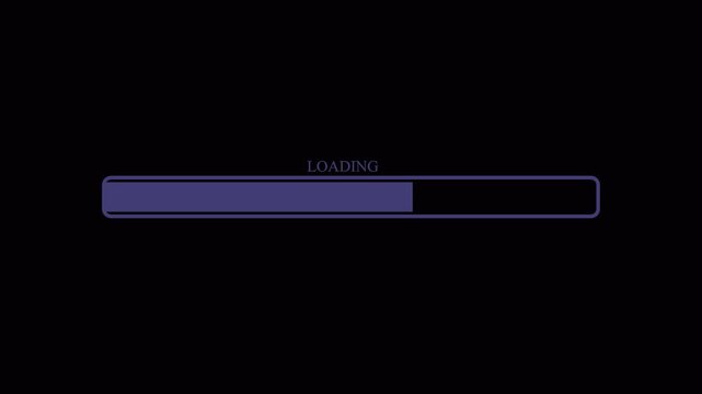  Abstract  Round Loading bar, download bar progress, animated Pixel Art  loading screen for games, black progress loading bar on black background indicator from 0 to 100 increasing percentage.