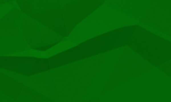 Abstract geometric green background with low poly triangular pattern