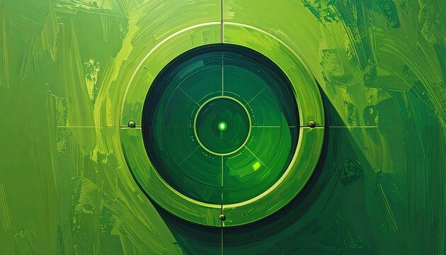 Close up view of green textured underwater tunnel entrance.