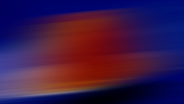 Abstract blurred gradient background with diagonal lines, orange on blue, web banner.