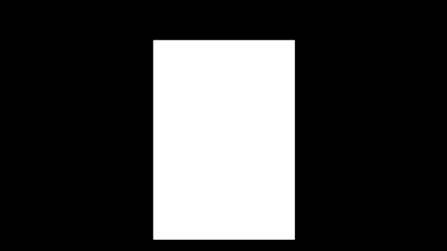 Battery Charging Indicator Animation with White Lightning Bolt Symbol, Full Charge Level Icon, Green Power Energy Status Seamless Loop Motion Graphic on White Background for Technology and Mobile App 
