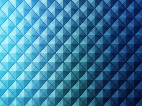 Abstract blue geometric pattern with diamond pyramid shapes for corporate digital background.