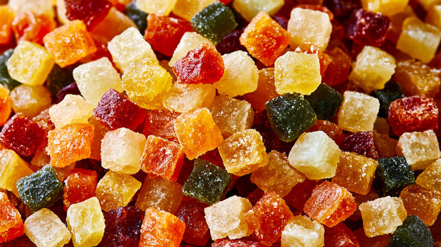 Colorful Candied and Dried Fruit Mix &ndash; AI Generative