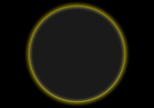 Eclipse solar con anillo brillante y aura luminosa sobre fondo oscuro