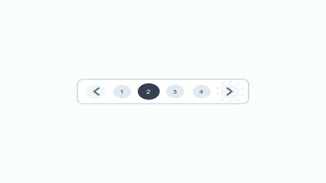 Pagination Navigation User Interface Web Design SVG