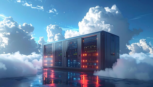 Compact Edge Computing Gateway Network Device for Cloud Data Processing and Modern Digital Infrastructure