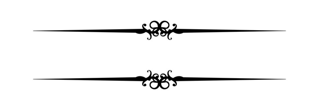 line decoration, dividing decoration, divider