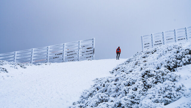 Landscape of Navacerrada Ski Resort (Madrid, Spain)