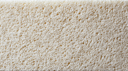 Naklejka premium Detailed macro view of a white sponge showing its intricate porous structure