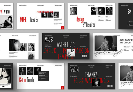 Aesthetic Presentation Deck Professional Slide Template