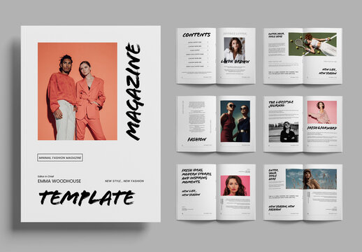 Modern Magazine Layout Template