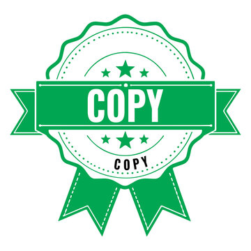 green copy stamp sign with grunge texture