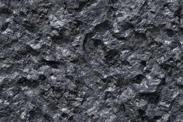 Fototapeta premium Dark Gray Metamorphic Rock Texture With Metallic Sheen