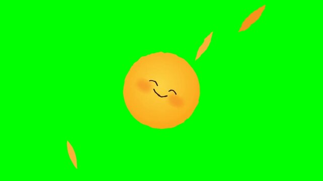 easter egg on green background