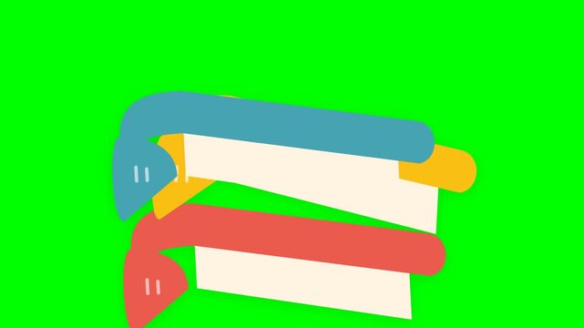 red green and yellow paint roller