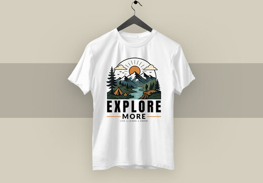 Adventure T Shirt Design Layout